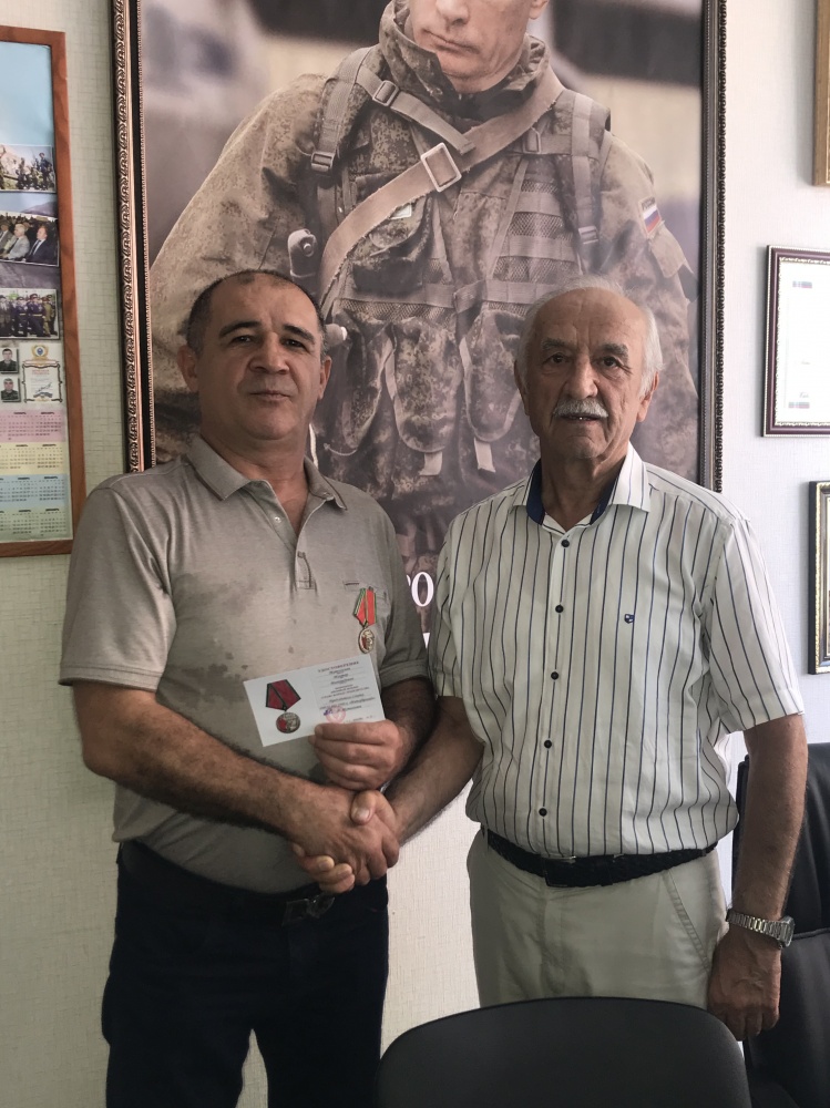 Награждён медалью Муталимов Мухтар Магомедович